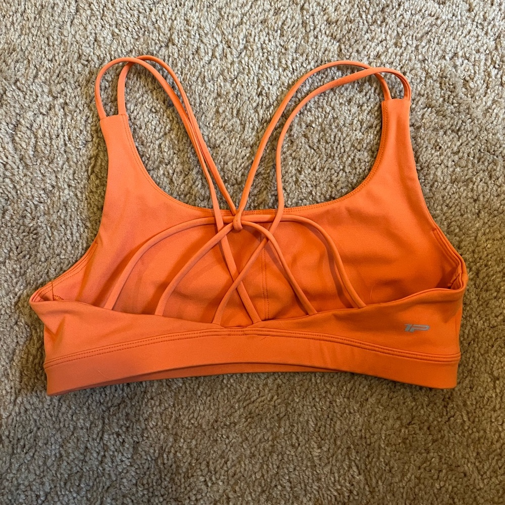 Orange 1st Phorm sports bra